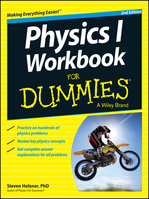 Cover image for Physics I Workbook For Dummies